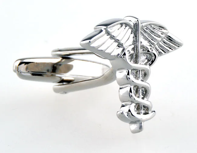 

Lepton Fashion Angel wand Design Cufflinks,high-quality Gift cuff links for men's,Free Shipping