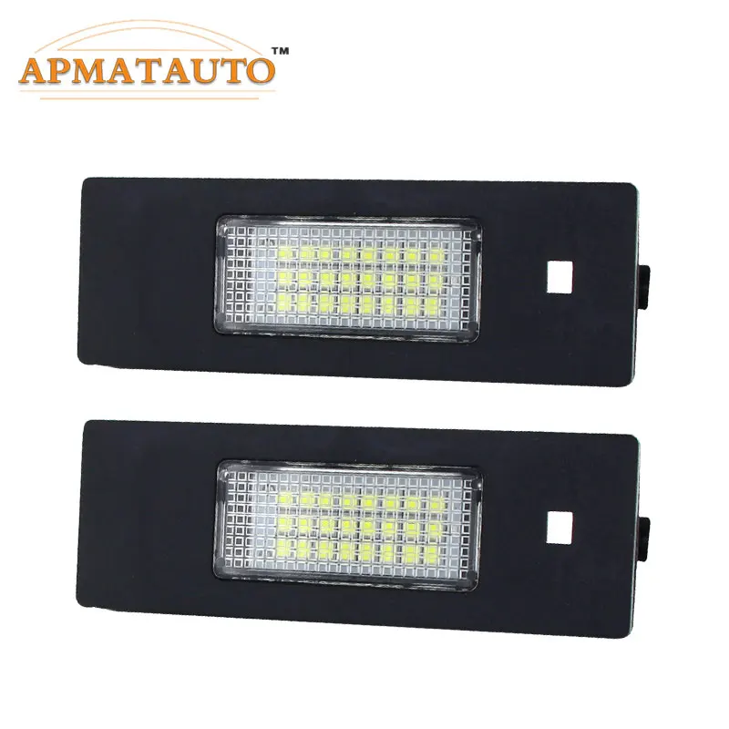 2 шт. Автомобильные светодиодные лампы для номерного знака 24 SMD|Сигнальная лампа| |
