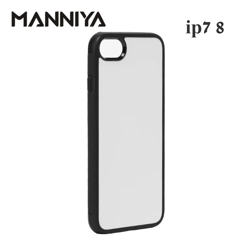 MANNIYA 2D сублимационный чистый резиновый чехол для телефона iphone 7 8 SE 2020 с