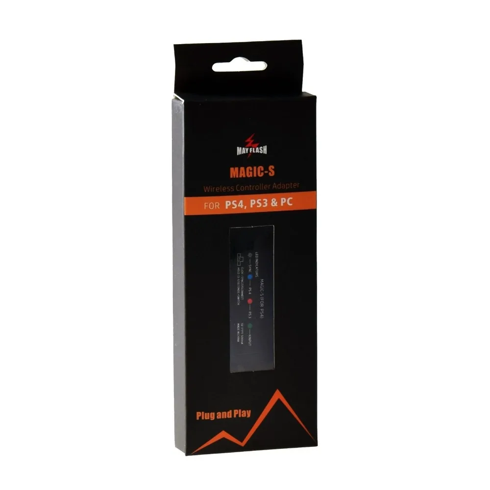 20 шт. Mayflash Magic S USB беспроводной контроллер Joy Con для Xbox 360/One S/ДЛЯ NS Pro/Fight stick Адаптер