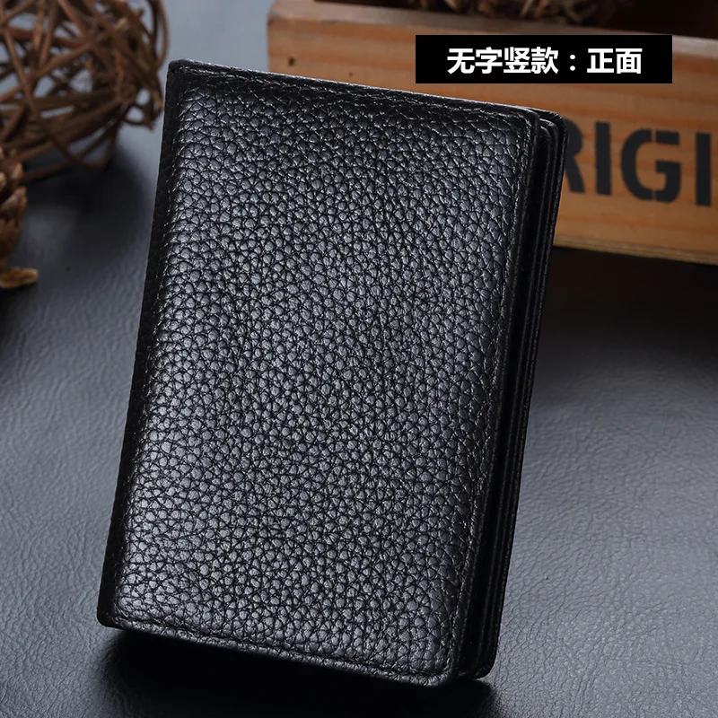Модные для мужчин кожа кредитной держатель карт 2018 производитель пятно дермы