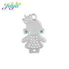 Корона для мальчиков и девочек Juya сделай сам, Шарм-соединители для женщин, аксессуары для изготовления модных браслетов, серег