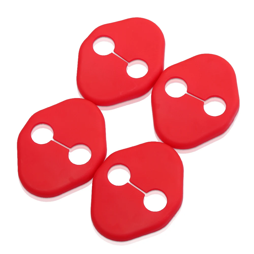 Отделка дверного замка автомобиля 4 шт. защитный чехол для KIA RIO K2|cover antenna|lock computerlock