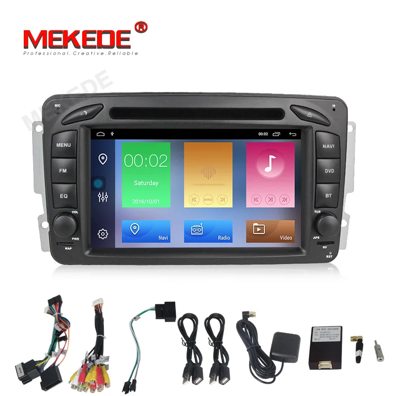 2+32G Android 9 Car DVD Player For Mercedes Benz W209 W203 W463 Viano W639 Vito Wifi 3G WIFI GPS Bluetooth Radio Stereo audio | Автомобили
