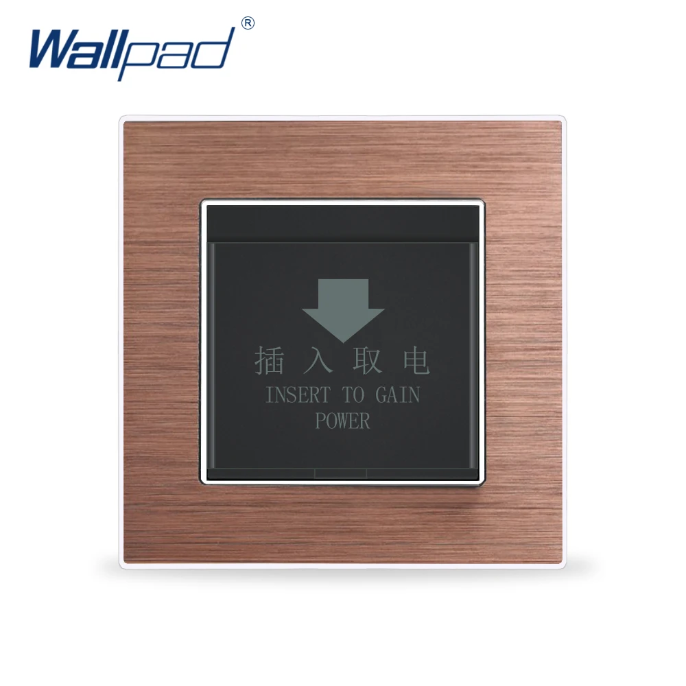 Отель вставьте ключ зажигания карты переключатели Wallpad люксовый настенный