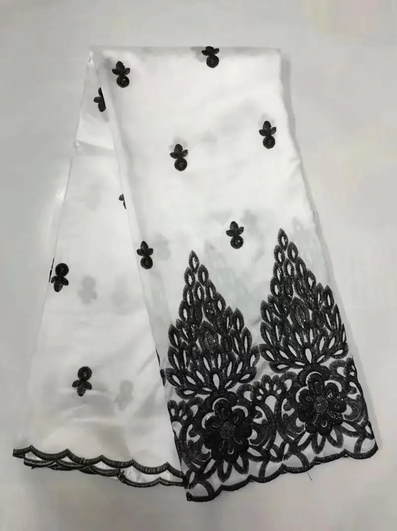 African George Lace Fabric 2017 New Style Nigeria Purple Sequin Embroidered For Nigerian Wedding Dress | Дом и сад