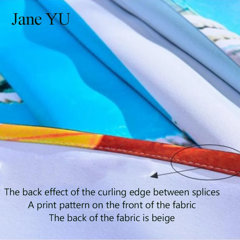 JaneYU Рождественская елка двери цифровые принты креативные Занавески свет и