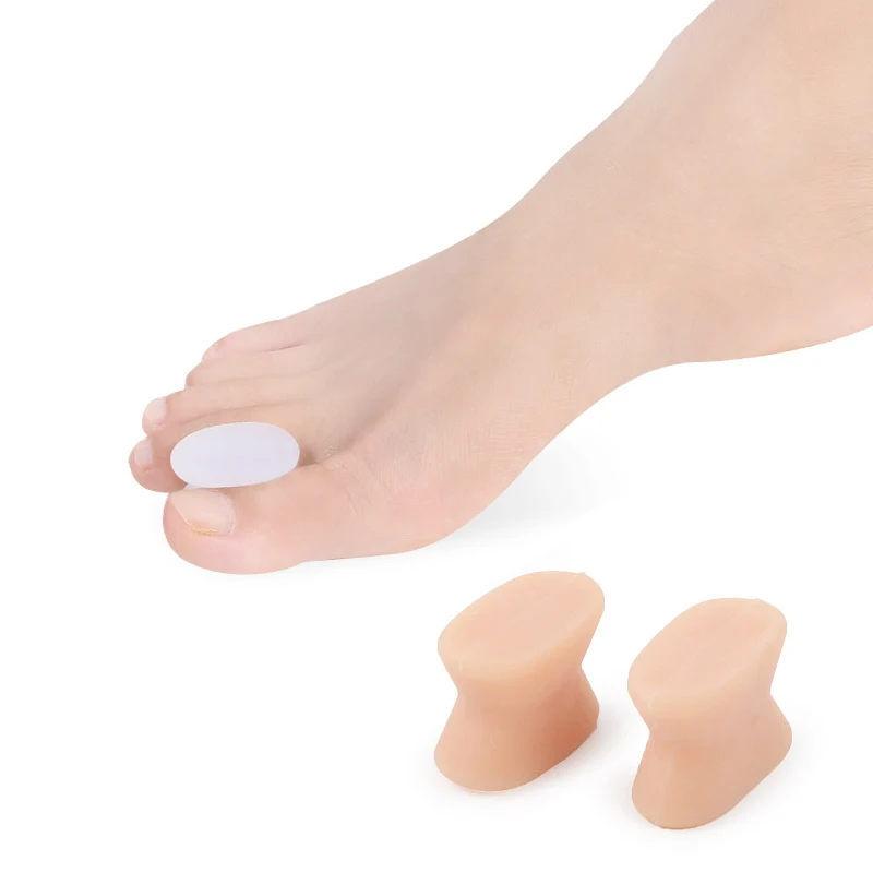

Silica Gel Toes Rehabilitation Hallux Valgus Braces Toe Separator Overlapping Treatment Foot Bone Orthotic Device Toe Separator