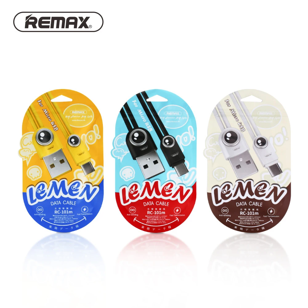 Remax RC-101m Micro Usb Data Cable 2.1A(max) 1m Fast Charging TPE Charger Syncing for Android Mobile Phone Cables | Мобильные