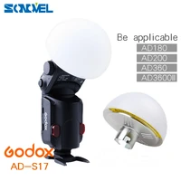 godox ad s17 180 degrees wide angle soft focus shade diffuser for speedlite flash ad200 ad180 ad360 ad360ii