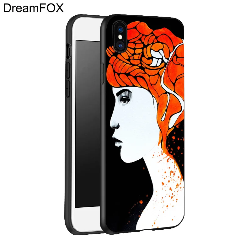 DREAMFOX K084 черный мягкий силиконовый чехол из ТПУ для Apple iPhone 11 Pro XR XS Max X 8 7 6 6S Plus 5 5S 5G SE