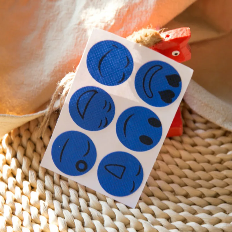 30 шт репеллент против комаров стикер патч улыбающееся лицо насекомых Репеллент