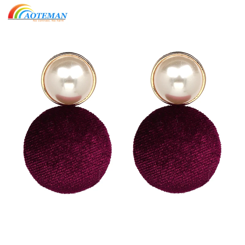 5 видов цветов модные эффектные свадебные жемчужные серьги богемные Висячие для