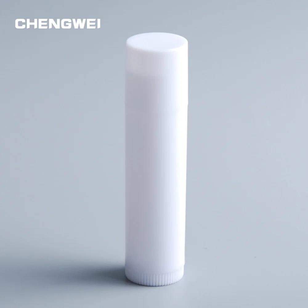 CHENGWEI 5 мл пустая бутылка для губной помады DIY Пластиковый косметический контейнер губная помада блеск для губ трубка+ колпачки портативный инструмент для макияжа 10 шт - Цвет: White