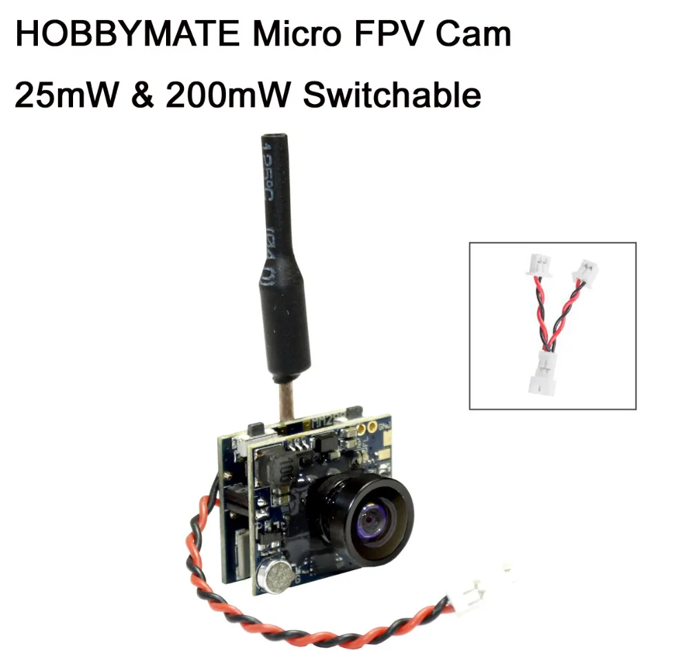 HOBBYMATE Micro 5 8G 48 каналов AIO VTX FPV камера 298T Бесплатная доставка fpv camera camera 5.8micro fpv camera