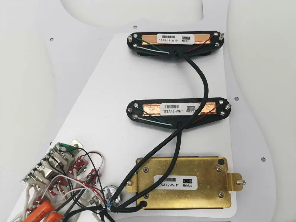 Strat гитарные звукосниматели Pickguard SSH Хамбакеры многофункциональные 20 tone switching, лучшие в мире