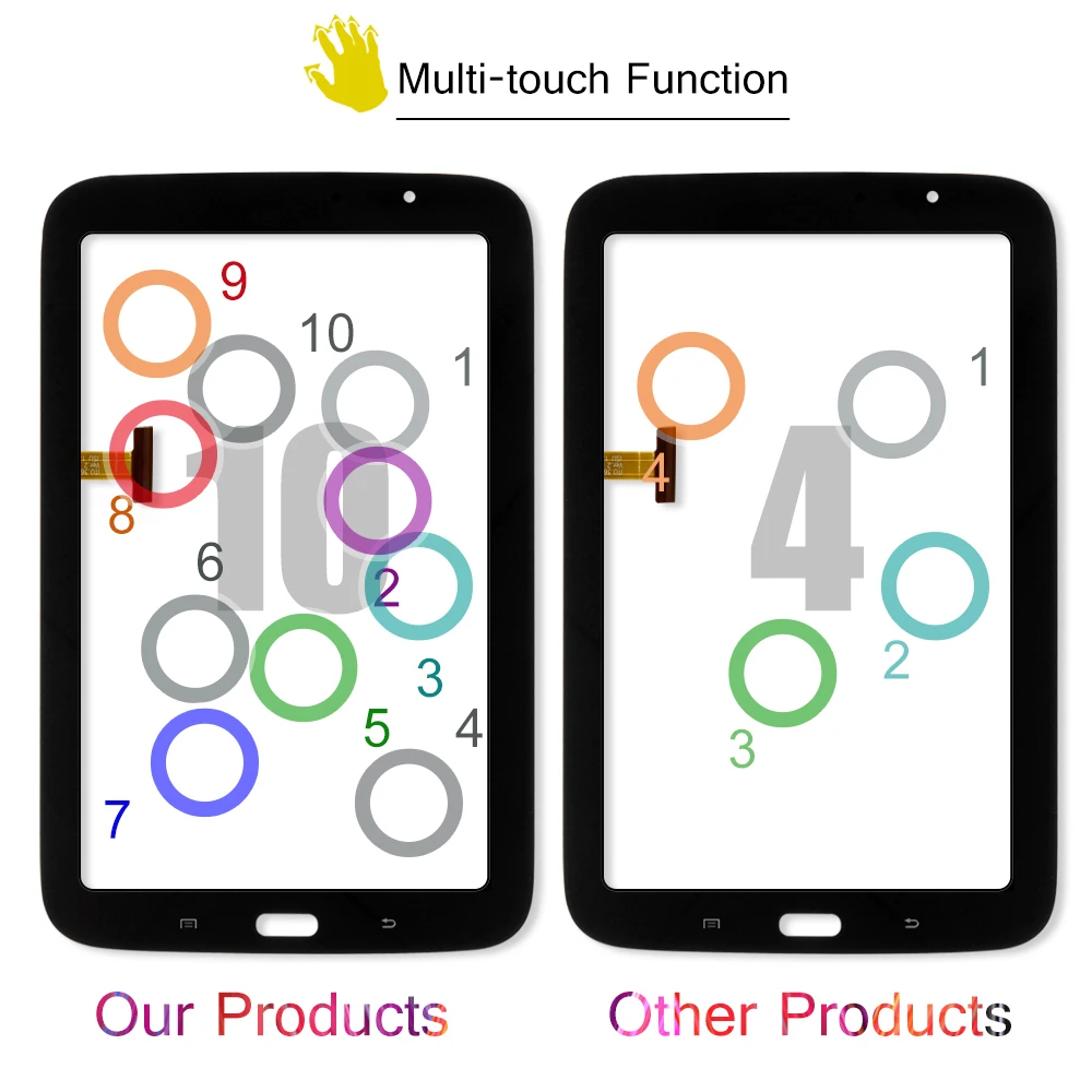 Srjtek 8&quot For Samsung Galaxy Note 8.0 N5110 Touch Screen With Digitizer Panel Front Glass Lens Black white | Компьютеры и офис