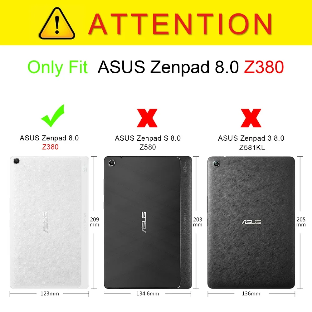 Чехол из искусственной кожи для Asus Zenpad 8 0 z380m z380kl Z380knl P024 чехол планшета zenpad |