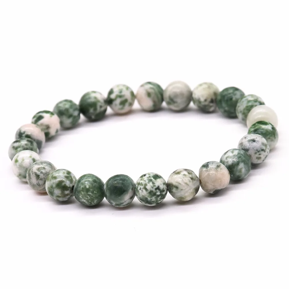 Зеленый бисер Mala браслет камень для йоги из бисера энергетическое ювелирное