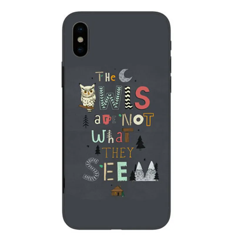 Силиконовый чехол для телефона для Iphone 6X8 7 5 Plus 10 XR XS Max Funda Coque Твин Пикс пожарная ходьба со мной Дейл Купер