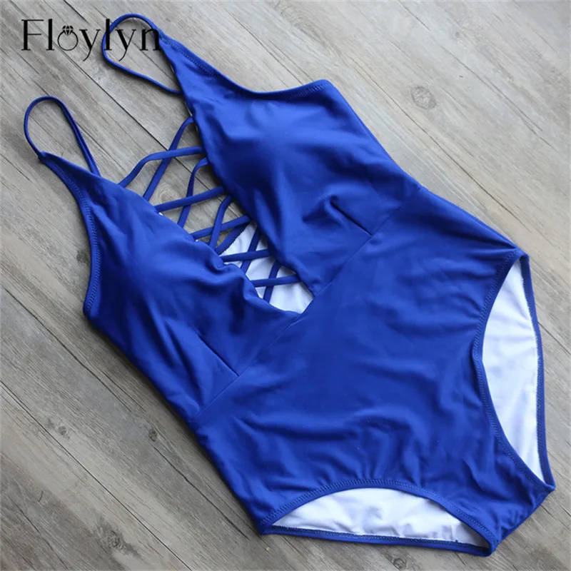 Floylyn цельный купальный костюм 2017 сексуальный женский для плавания Винтажная