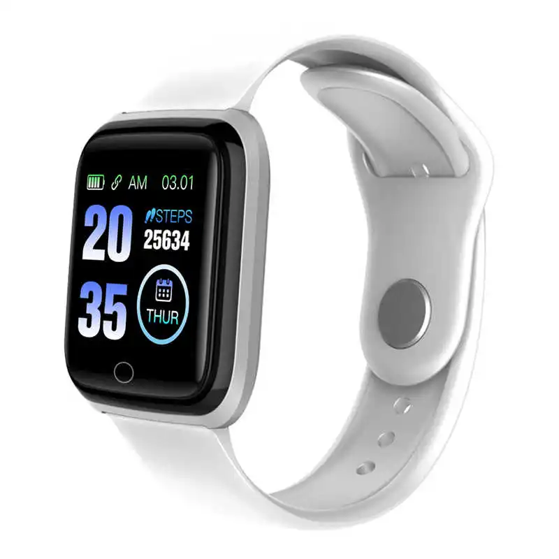 silver Women Men Smart Watch PK B57 P70 P68 Bluetooth 4.0 Smartwatch For Apple IPhone xiaomi LG Heart Rate Monitor Fitness Tracker - Color: silver