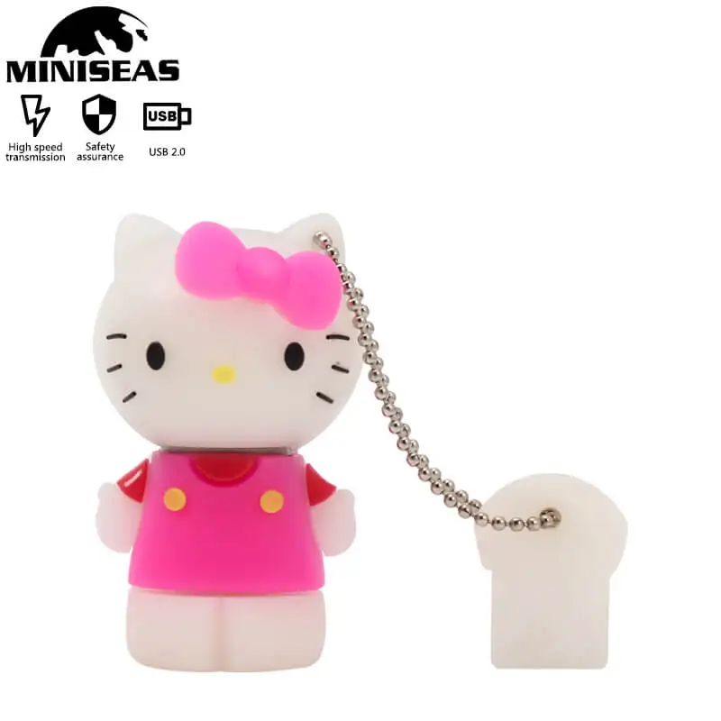 Флеш-накопитель animad милый котенок usb флеш-накопитель милая флешка 4 ГБ 8 16 2 0