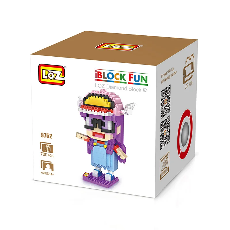 LOZ алмазные блоки, кирпичные игрушки Dr. Slump Arale Himouto Umaru-Chan, мультипликационный персонаж дома Умару, строительные блоки, игрушки, обучающие LOZ блоки, набор
