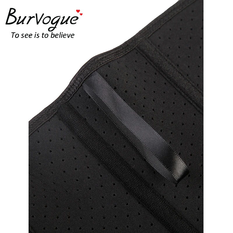 Burvogue, Женский Бюстье и утягивающий корсет, неопреновый корсет для тела, Корректирующее белье, для пота, сауны, 9 стальных костей, корсет под грудь, сексуальный