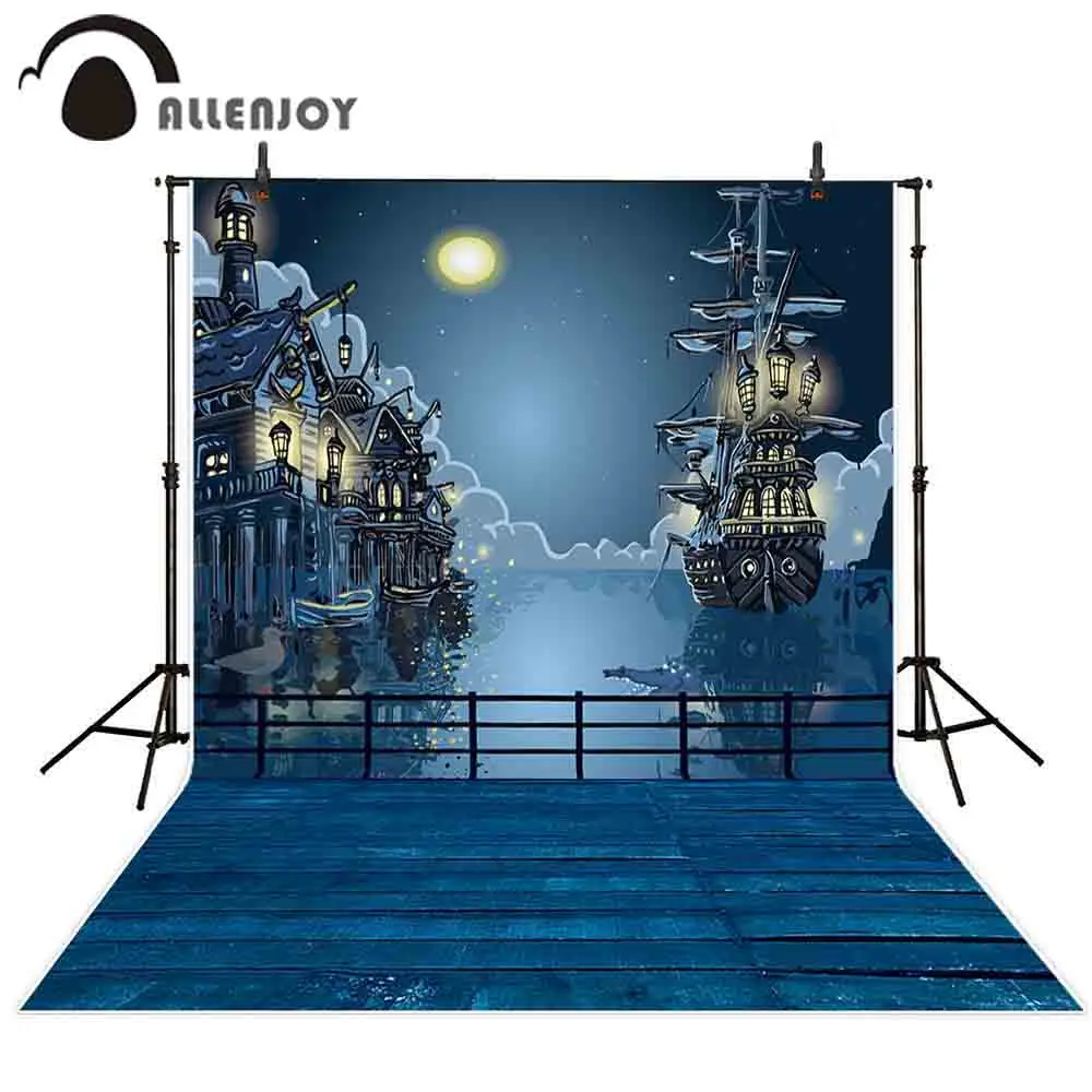 Allenjoy пиратский фон для фотосъемки летняя Сказка детский фотобудка фотосессии
