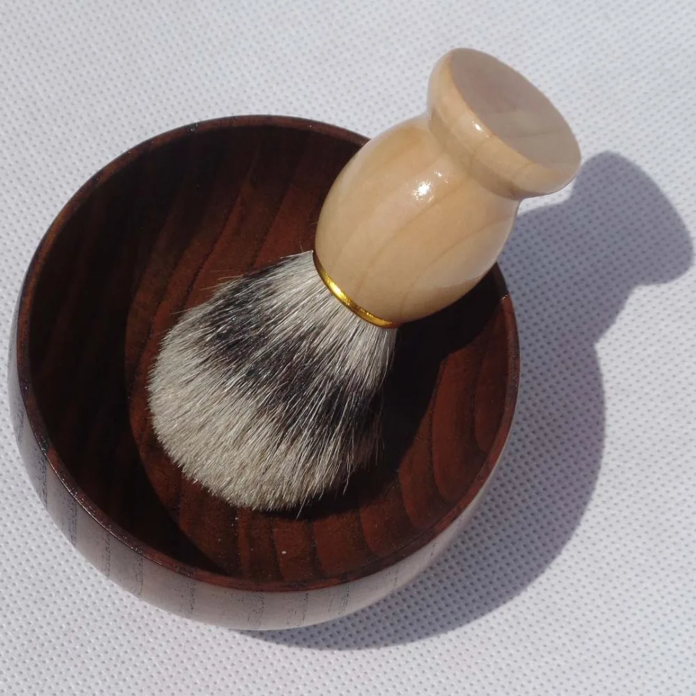 Щетка для бритья чаша Парикмахерская борода бритва чашка мужчин чистка лица