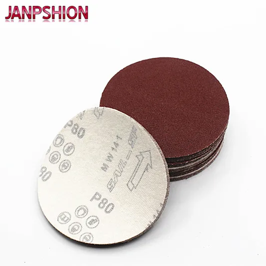 JANPSHION 25 шт 6 &quot150 мм крюк и петля шлифование наждачной бумагой диск для шлифовки с