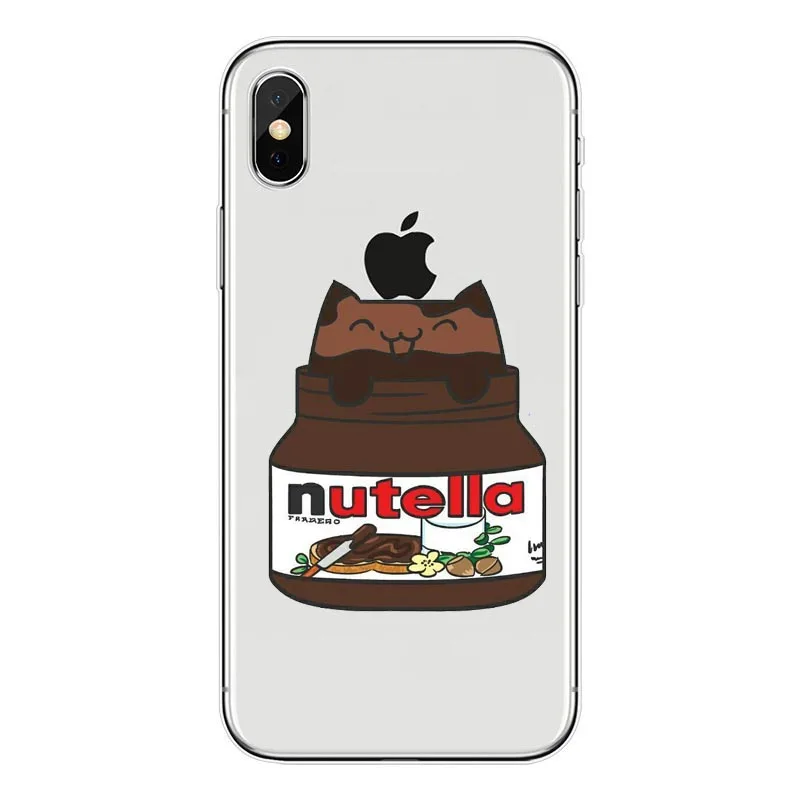 Забавные таблетки для озноб шоколада Nutella чехол TPU мягкие силиконовые чехлы