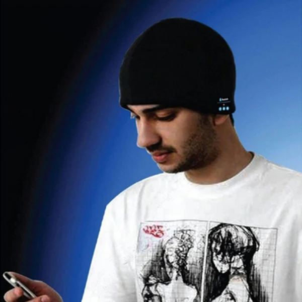 Оптовая продажа 5 шт. * Bluetooth музыкальная шапочка мягкие теплые стерео наушники