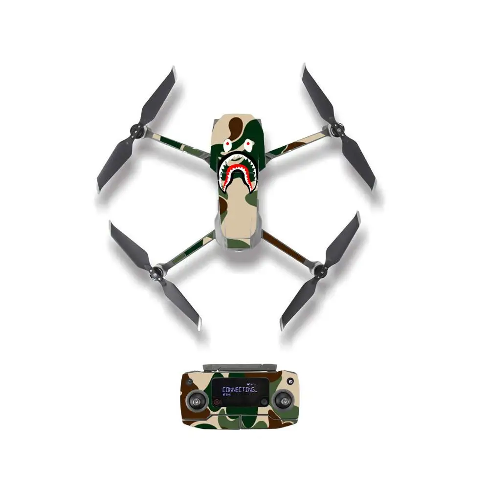 ZJZ-YSDJM20036 27 Стиль s камуфляж стилизованное покрытие Стикеры для DJI Mavic 2 Pro и зум Drone средства ухода за кожей пульт дистанционного управления батарея защиты плёнки - Цвет: ZJZ-YSDJM20036