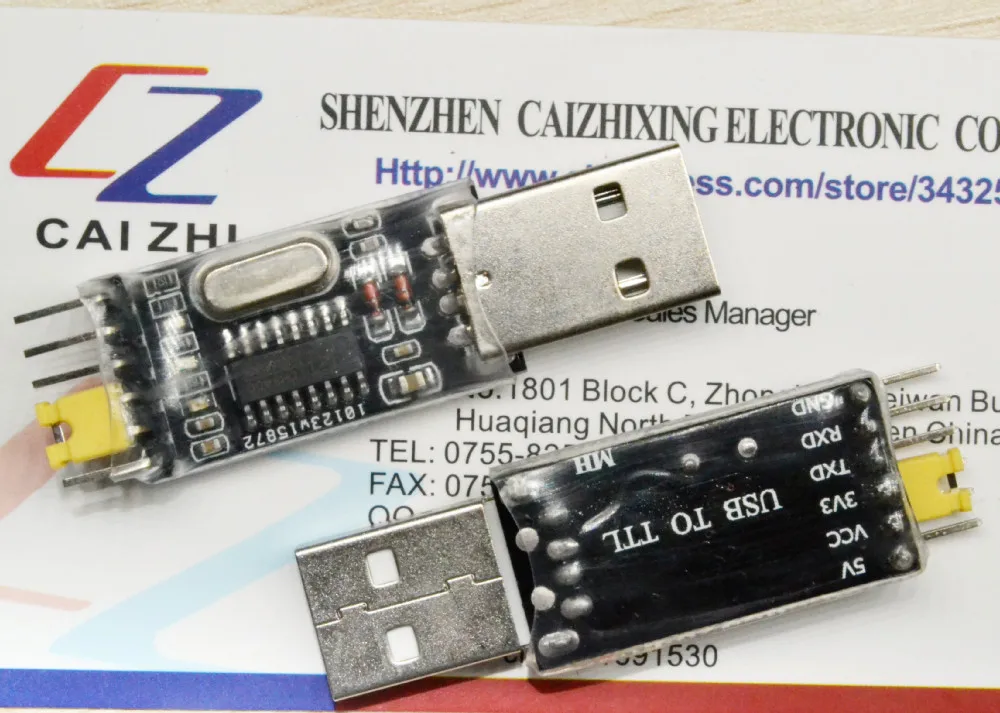 Модуль CH340 с USB на TTL CH340G небольшая пластина для щетки плата микроконтроллера STC