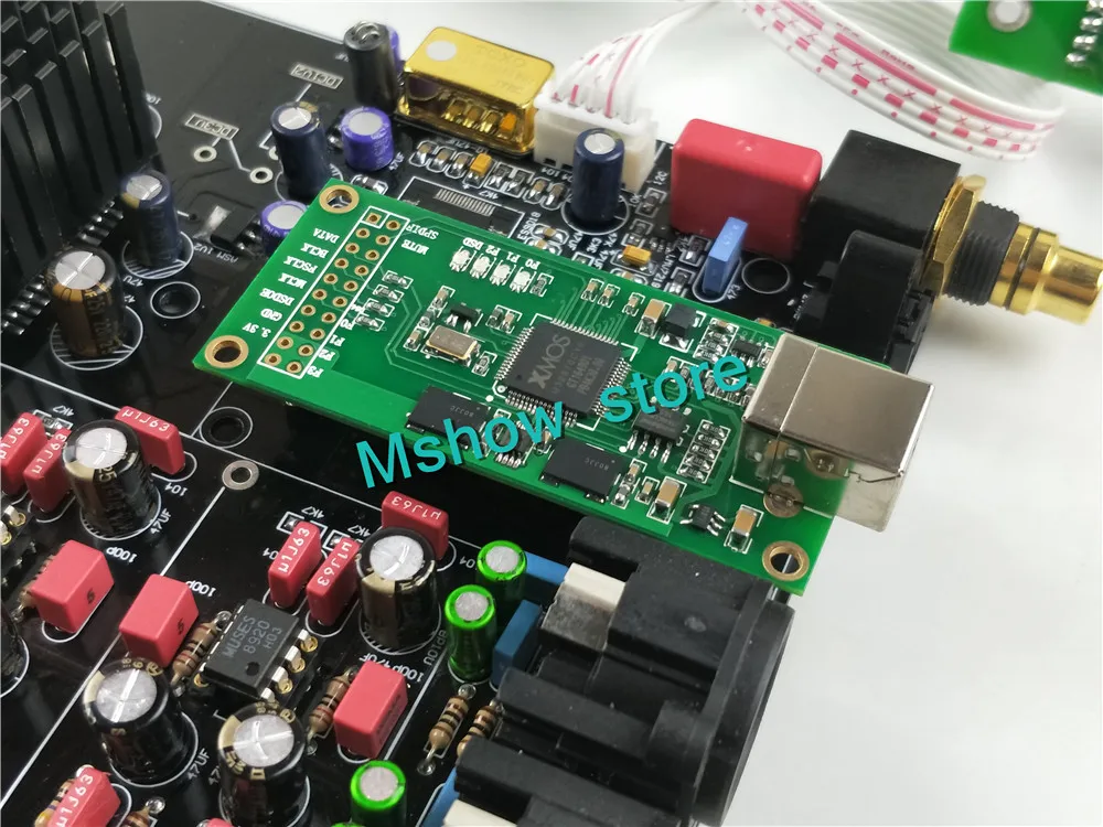 hifi Топ ES9038 ES9038PRO ЦАП Декодер собранная плата+ TCXO 0.1PPM+ пульт дистанционного управления+ опция USB XMOS XU208 или Amanero