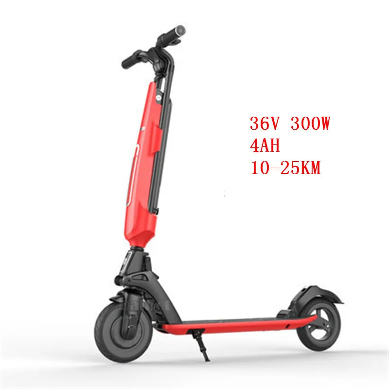Red 4AH 10-25KM Daibot мини электрический самокат с двумя колесами 8,5 дюймов 36 в 300 Вт Сверхлегкий портативный женский складной самокат для взрослых - Цвет: Red 4AH 10-25KM