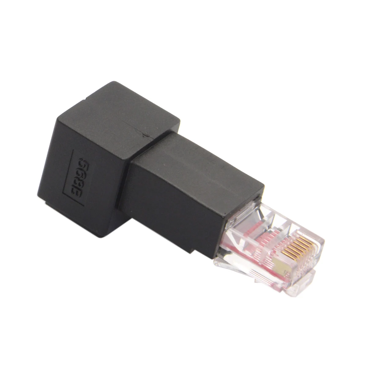 Zihan вниз Угловой 90 градусов 8P8C FTP STP UTP Cat 5e мужчин и женщин Lan Ethernet сетевой адаптер