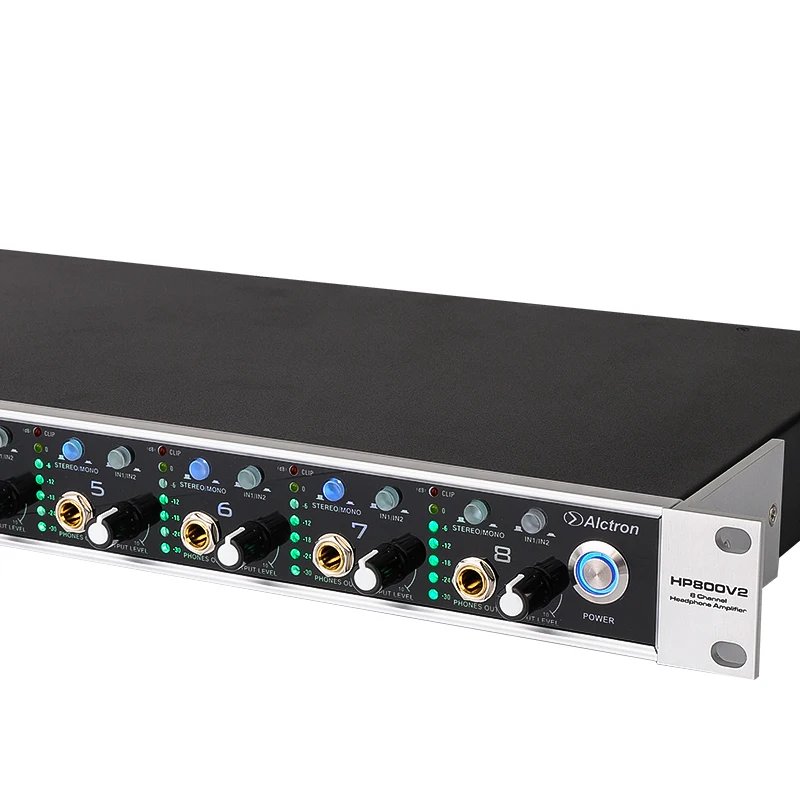 Alctron HP800V2 16 каналов усилители для наушников моно стерео усилитель высокой мощности предусилители