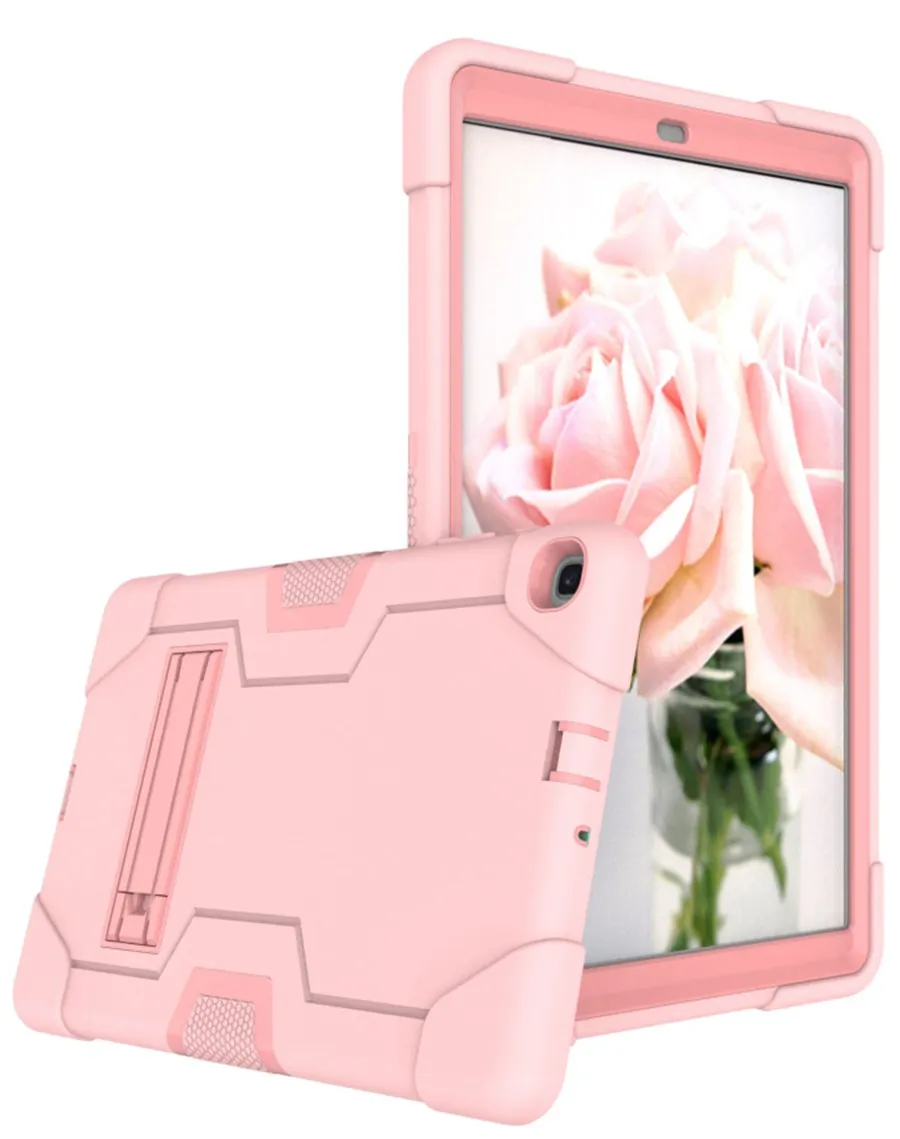 MGJ Детский безопасный бронированный силиконовый чехол для samsung Galaxy Tab A 10,1 SM-T510 SM-T515 T510 T515 защитный чехол для планшета+ пленка+ ручка - Цвет: MGJ