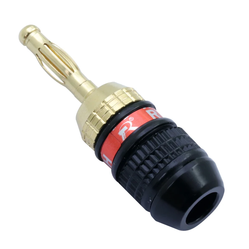 10 шт. вилки типа банан|connectors gold|speaker banana plug connectorspeaker connectors |