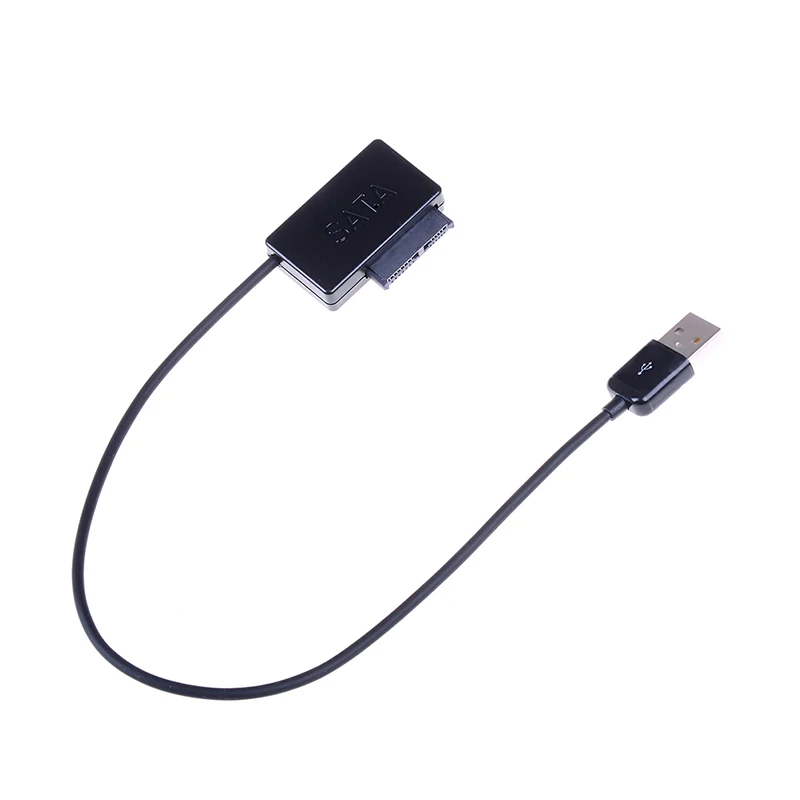 Новый USB 2 0 для SATA 7 + 6 кабель конвертер Внешний оптический привод адаптер ноутбука