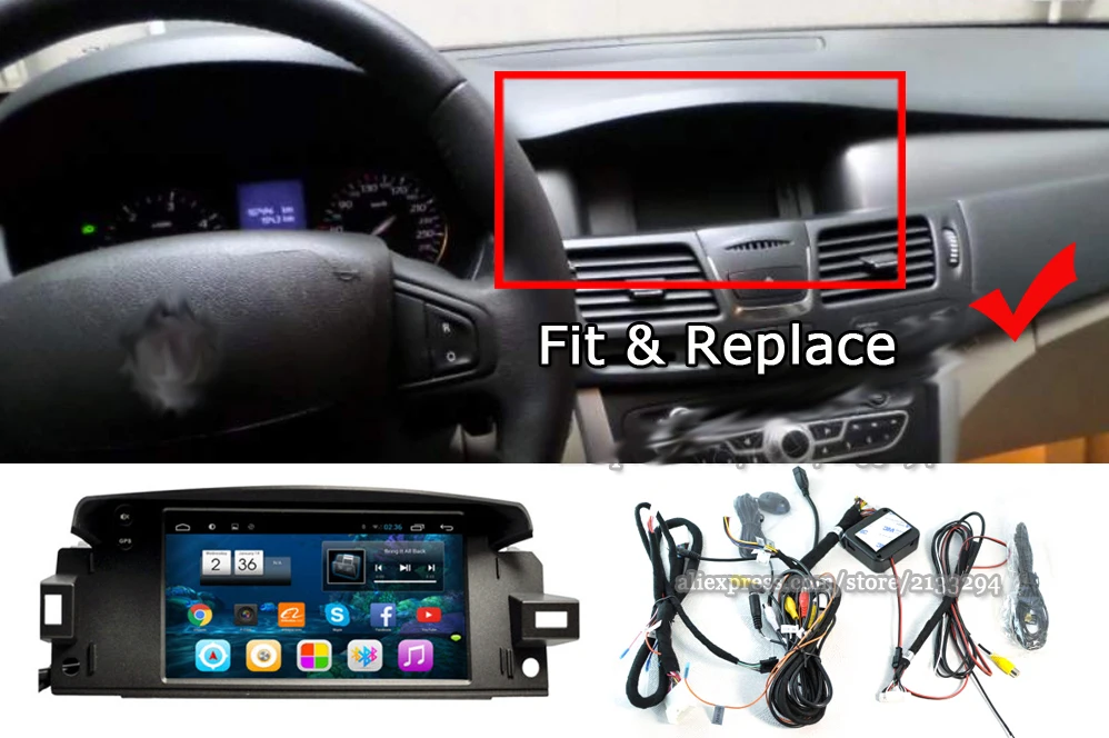 Liandlee 7 дюймов Android для Renault Latitude 2013~ стерео радио видео Wifi BT Carplay карта gps Nav Navi навигация Мультимедиа
