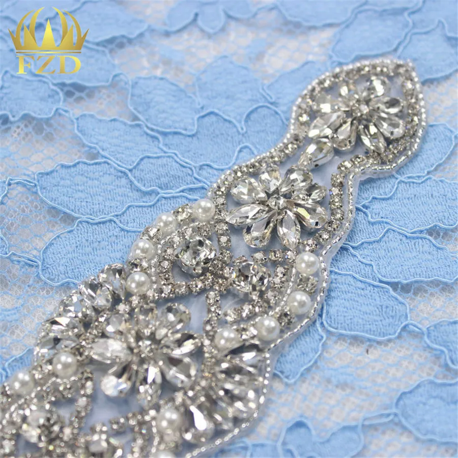 (1 шт.) ручная работа с блестящими железными пришивками Украшенными Бисером