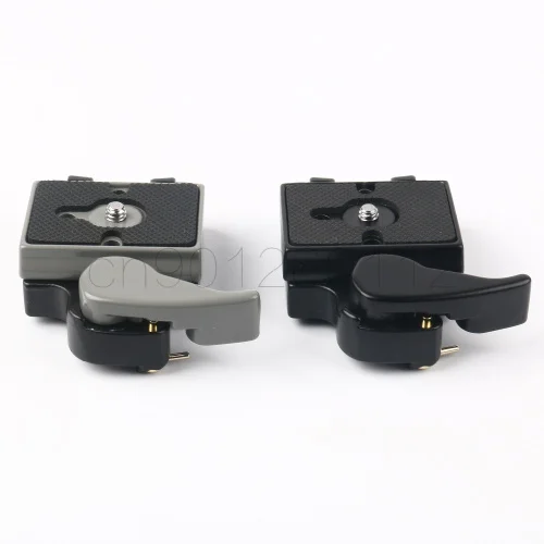 

Black Grey Metal alloy Camera 323 Quick Release Adapter for Manfrotto 200PL-14 Compat Plate