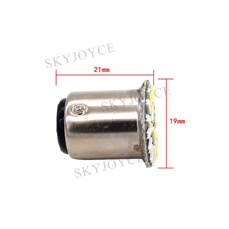 SKYJOYCE 10 шт. BA15S 1156 1157 18SMD белый светодиодный светильник лампа 4014 p21w сигнальная