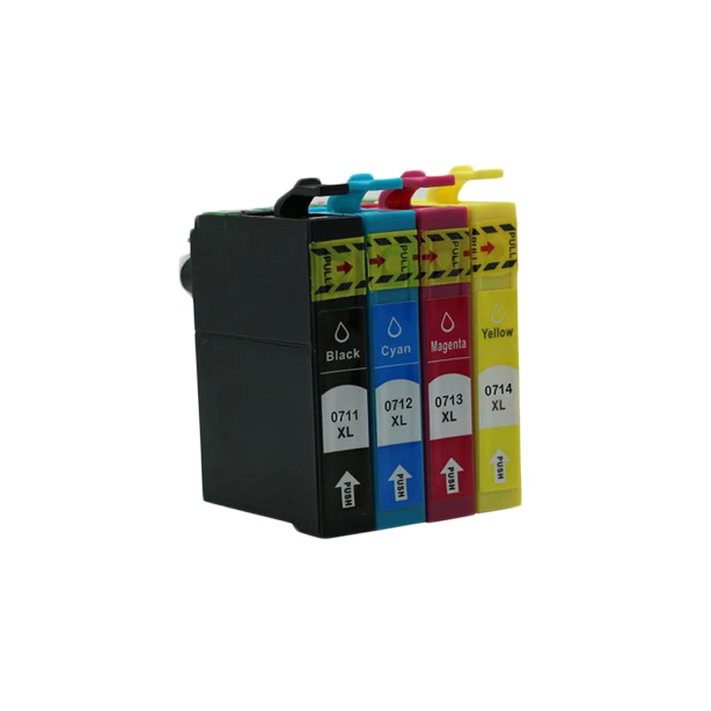 12 шт. совместимый Мультипак картридж для Epson T0711 T0712 T0713 T0714 epson Stylus