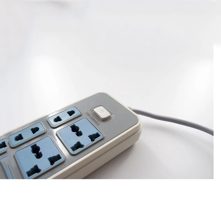 2USB Jack 4 AC power умная розетка. С переключателем 2 м электрический провод-удлинитель панель адаптера для телефона камеры дома