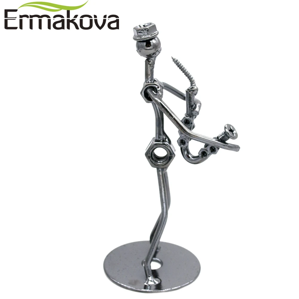 ERMAKOVA 5 1 &quotметаллическая скульптура музыкальный инструмент статуэтка Sax прилавок